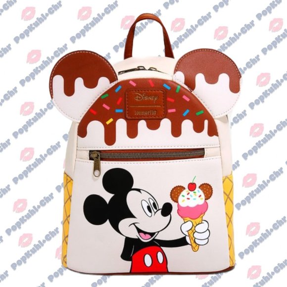 Loungefly Handbags - Loungefly x Disney Mickey Mouse Ice Cream Backpack